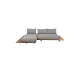 Sticks Platform Modular Sofa with Chaise Lounge
