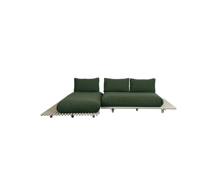 Sticks Platform Modular Sofa with Chaise Lounge