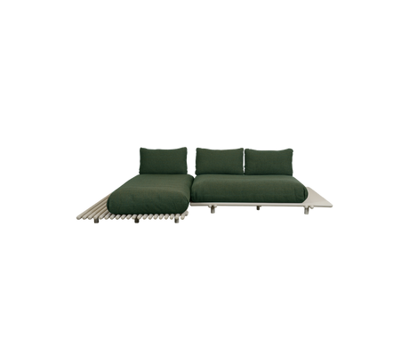 Sticks Platform Modular Sofa with Chaise Lounge