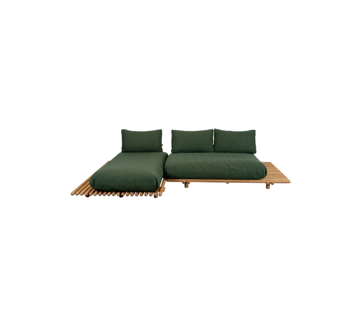 Sticks Platform Modular Sofa with Chaise Lounge