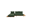 Sticks Platform Modular Sofa with Chaise Lounge