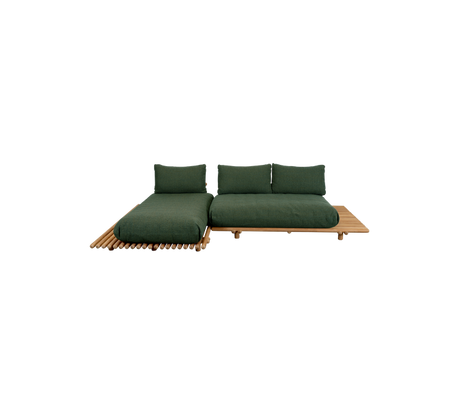 Sticks Platform Modular Sofa with Chaise Lounge