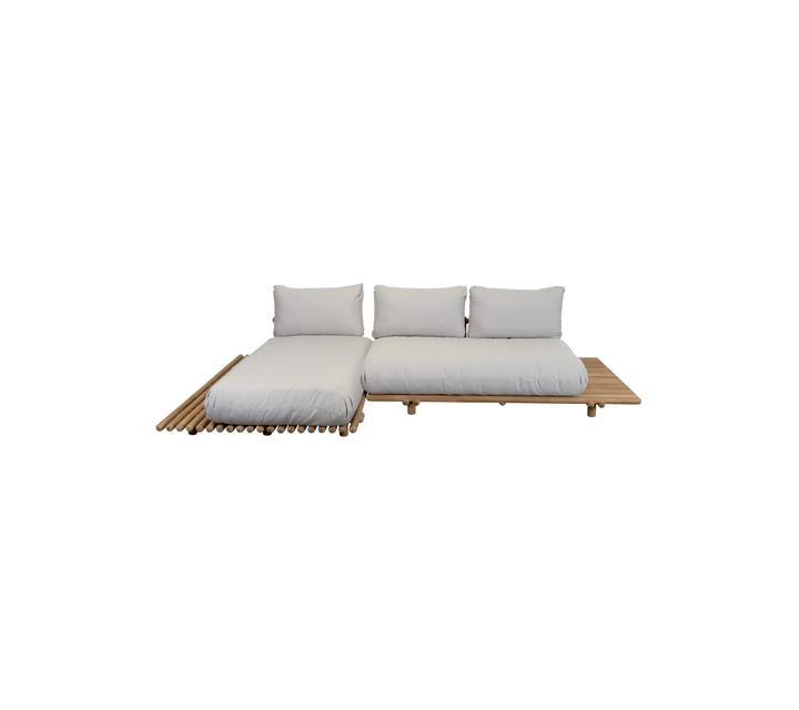 Sticks Platform Modular Sofa with Chaise Lounge