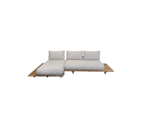 Sticks Platform Modular Sofa with Chaise Lounge