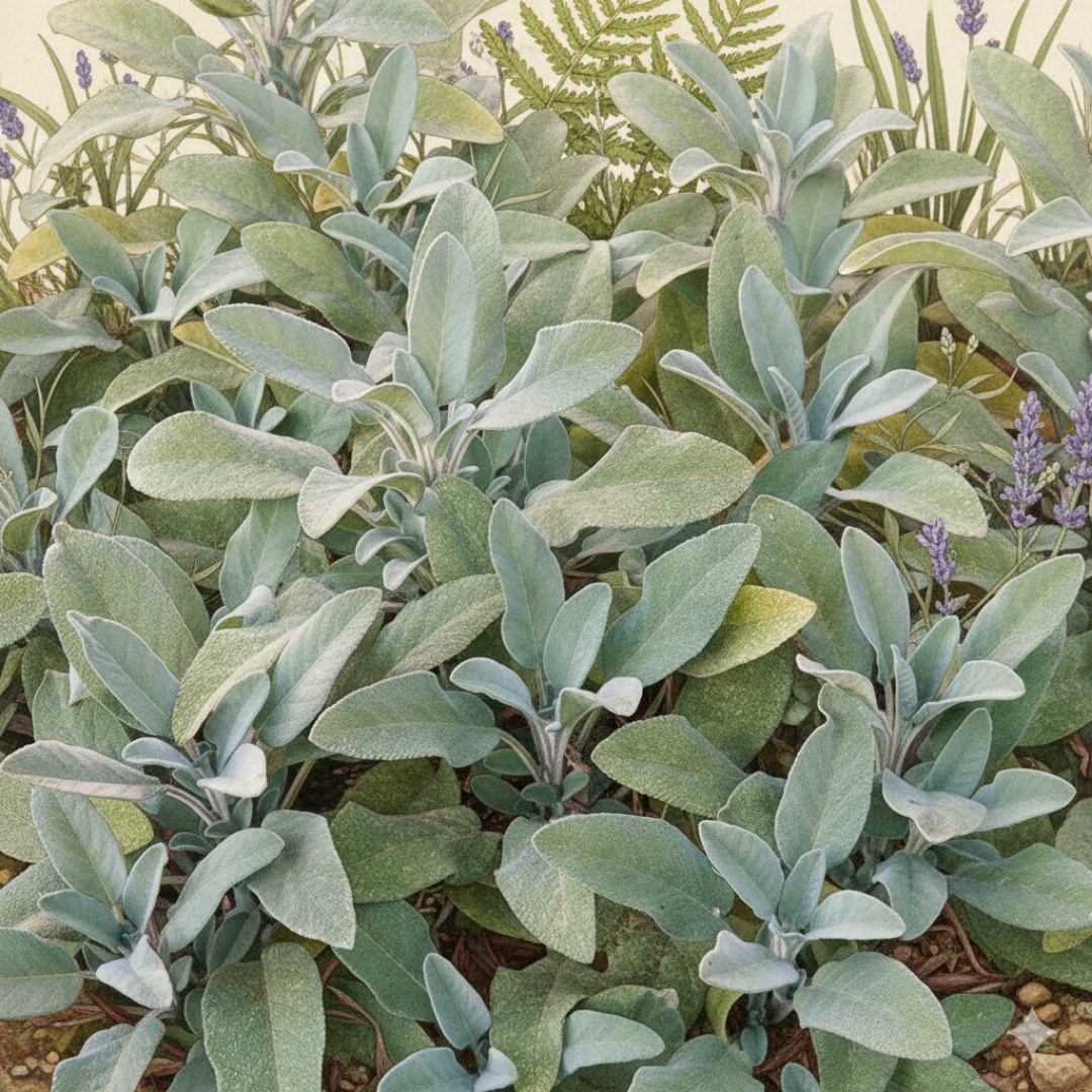 Salvia officinalis Growers Friend 1L at Cedar Nursery Surrey