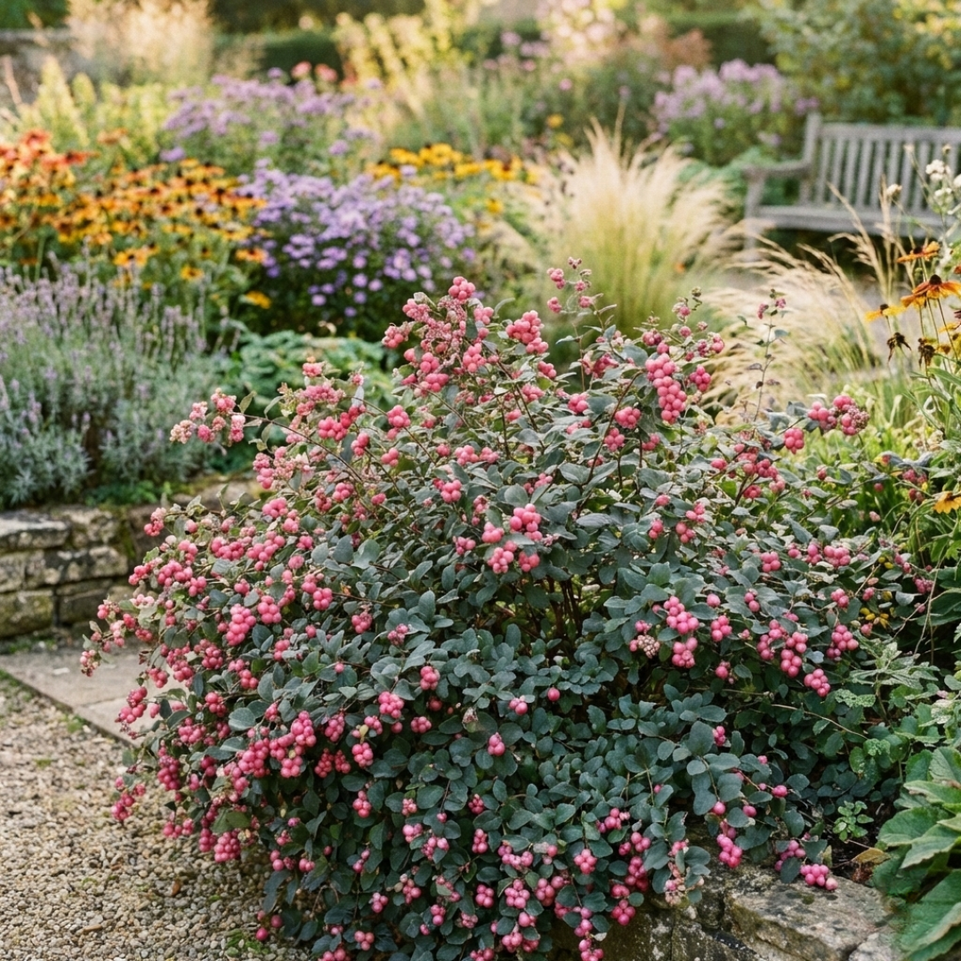 Symphoricarpos x doorenbosii Magical Winterberry 3L at Cedar Nursery Surrey