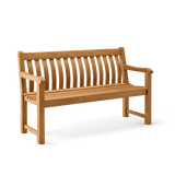 Buy the Teak St George Bench from Alexander Rose direct from Cedar Nursery.