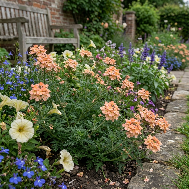 Verbena 'Magelana Peach' (trailing) from Cedar Nursery, Cobham