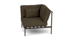 Around Lounge Single Module with Aluminium Arm - Cedar Nursery - Plants and Outdoor Living