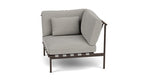Around Lounge Single Module with Aluminium Arm - Cedar Nursery - Plants and Outdoor Living