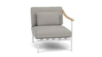 Around Lounge Single Module with Teak Arm - Cedar Nursery - Plants and Outdoor Living