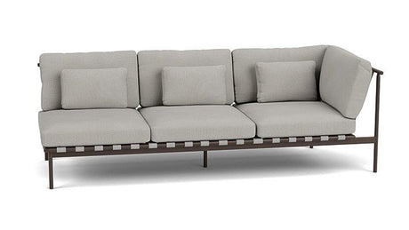 Around Lounge Triple Module with Aluminium Arm - Cedar Nursery - Plants and Outdoor Living
