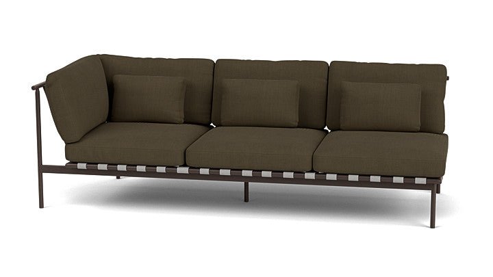 Around Lounge Triple Module with Aluminium Arm - Cedar Nursery - Plants and Outdoor Living