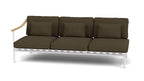 Around Lounge Triple Module with Teak Arm - Cedar Nursery - Plants and Outdoor Living