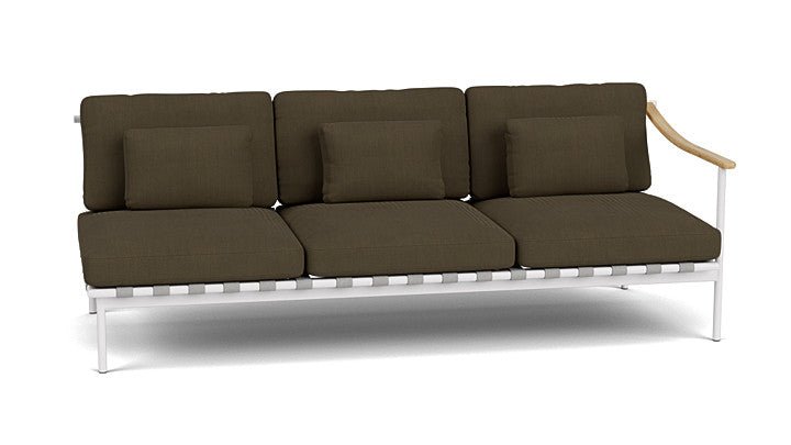 Around Lounge Triple Module with Teak Arm - Cedar Nursery - Plants and Outdoor Living