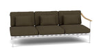 Around Lounge Triple Module with Teak Arm - Cedar Nursery - Plants and Outdoor Living