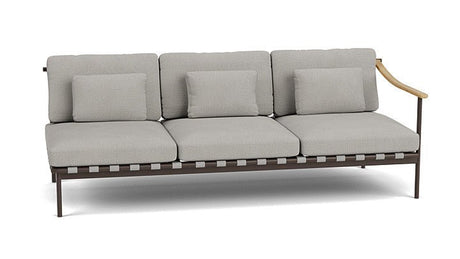 Around Lounge Triple Module with Teak Arm - Cedar Nursery - Plants and Outdoor Living
