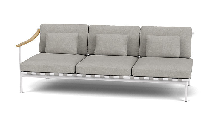 Around Lounge Triple Module with Teak Arm - Cedar Nursery - Plants and Outdoor Living