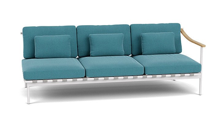 Around Lounge Triple Module with Teak Arm - Cedar Nursery - Plants and Outdoor Living