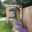 Bespoke Solid Oak Pergola - Cedar Nursery - Plants and Outdoor Living