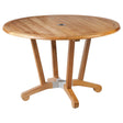 Chesapeake Teak Round Table - Cedar Nursery - Plants and Outdoor Living