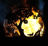 English Country Sphere Firepit - Cedar Nursery - Plants and Outdoor Living