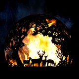 English Country Sphere Firepit - Cedar Nursery - Plants and Outdoor Living