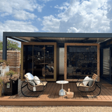 Ex - display Biossun Pergola with motorised louvres 5x3.6m - Cedar Nursery - Plants and Outdoor Living