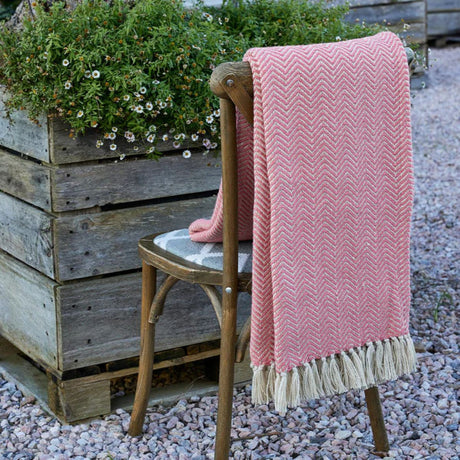 Herringbone blanket from Weaver Green