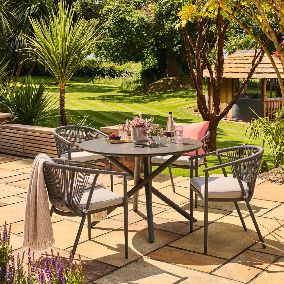 Kyoto Round Dining Set - Cedar Nursery - Plants and Outdoor Living