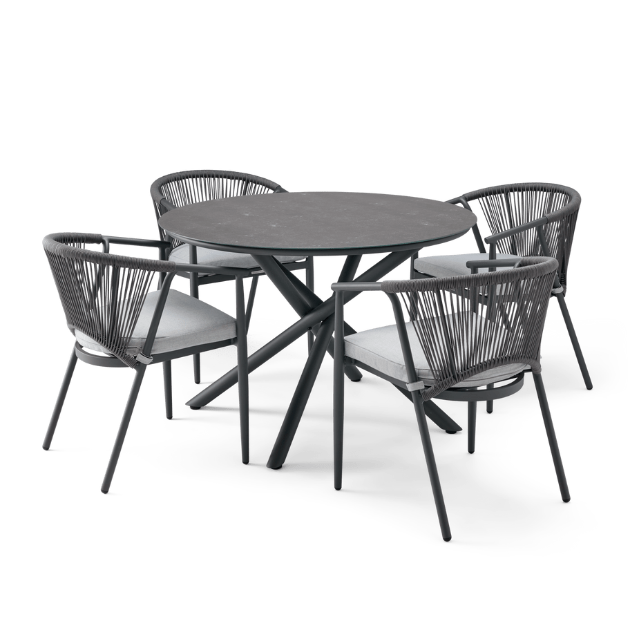 Kyoto Round Dining Set - Cedar Nursery - Plants and Outdoor Living