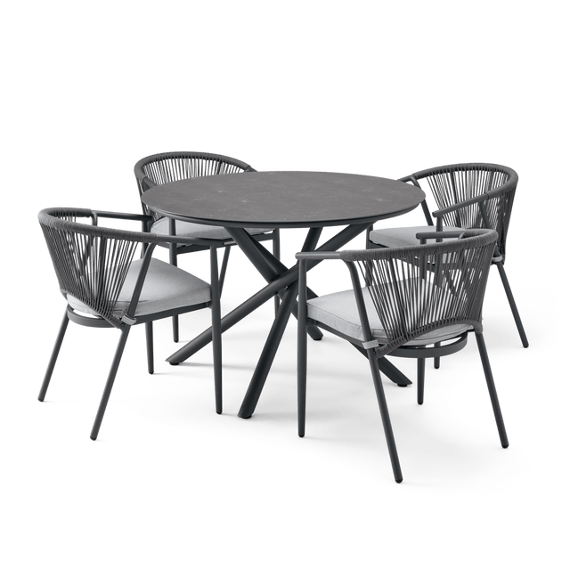 Kyoto Round Dining Set - Cedar Nursery - Plants and Outdoor Living