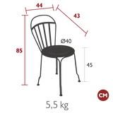 Louvre Chair - Cedar Nursery - Plants and Outdoor Living
