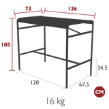 Luxembourg Bar Table - Cedar Nursery - Plants and Outdoor Living