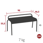 Luxembourg Compact Bench - Cedar Nursery - Plants and Outdoor Living
