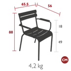 Luxembourg Dining Armchair - Cedar Nursery - Plants and Outdoor Living
