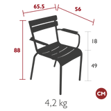 Luxembourg Dining Armchair - Cedar Nursery - Plants and Outdoor Living