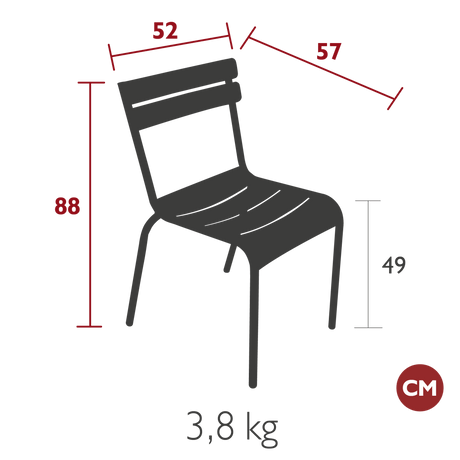Luxembourg Dining Chair - Cedar Nursery - Plants and Outdoor Living