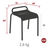 Luxembourg Dining Stool - Cedar Nursery - Plants and Outdoor Living