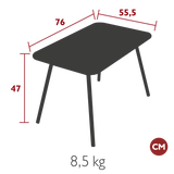 Luxembourg Kid Rectangular Table - Cedar Nursery - Plants and Outdoor Living