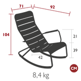 Luxembourg Lounge Rocking Chair - Cedar Nursery - Plants and Outdoor Living