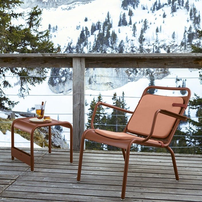 Luxembourg Lounge Small Low Table/Footstool - Cedar Nursery - Plants and Outdoor Living