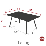 Luxembourg Rectangular Dining Table - Cedar Nursery - Plants and Outdoor Living