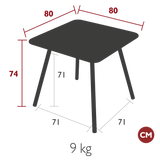 Luxembourg Square Dining Table - Cedar Nursery - Plants and Outdoor Living