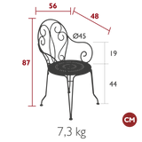 Montmartre Armchair - Cedar Nursery - Plants and Outdoor Living