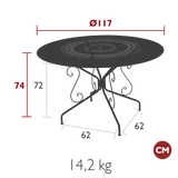 Montmartre Round Table - Cedar Nursery - Plants and Outdoor Living