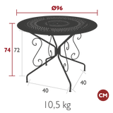 Montmartre Round Table - Cedar Nursery - Plants and Outdoor Living