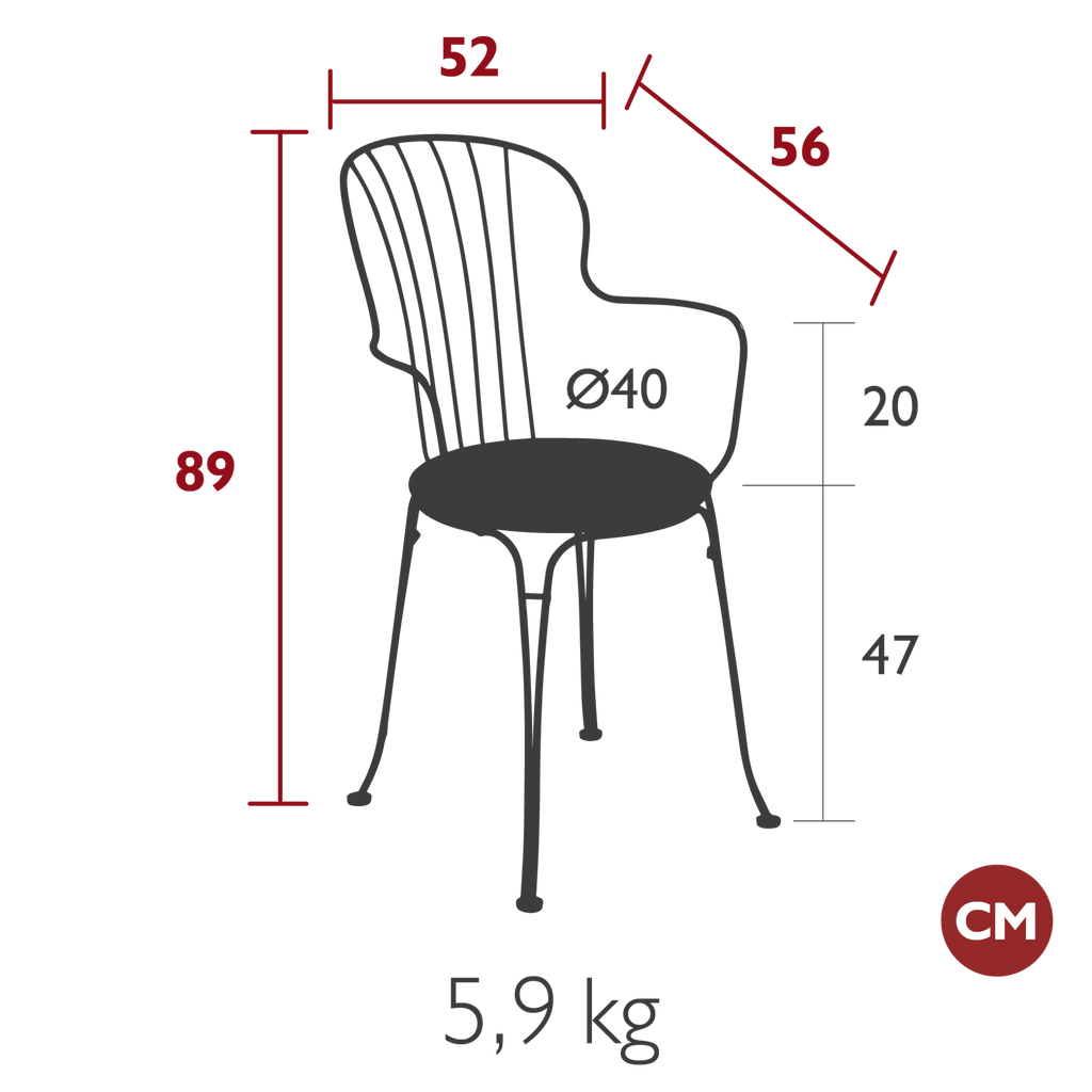 Opera Armchair - Cedar Nursery - Plants and Outdoor Living