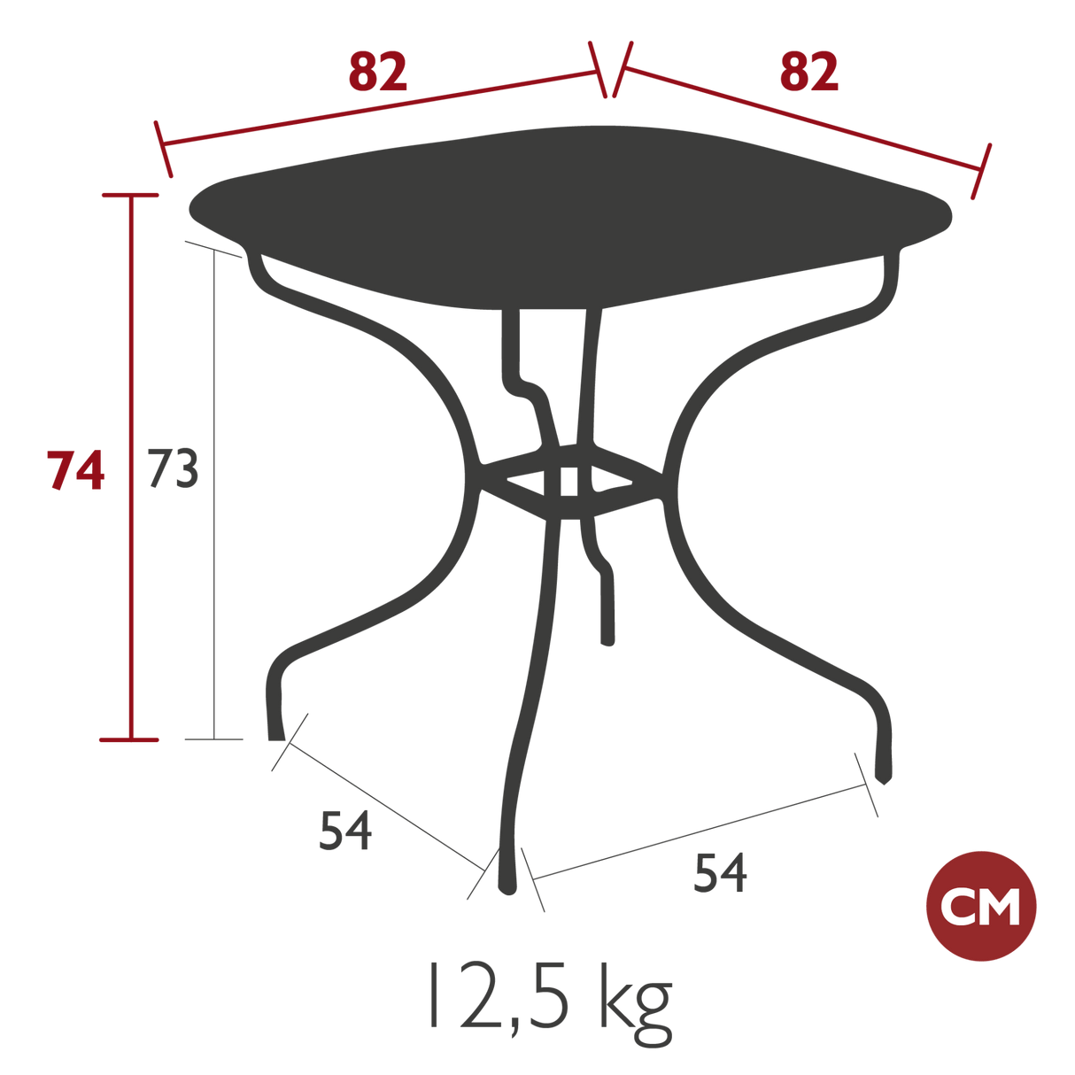Opera Carronde Table - Cedar Nursery - Plants and Outdoor Living