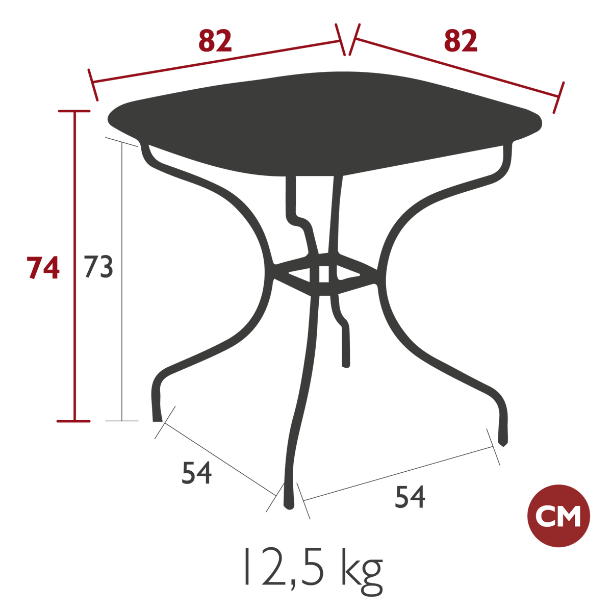 Opera Carronde Table - Cedar Nursery - Plants and Outdoor Living
